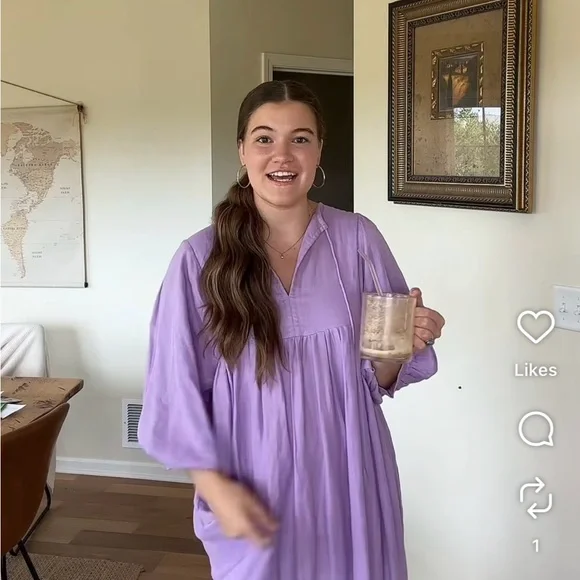 NWT 💜Daughters of India Kyra Midi Dress in Lilac💜 - Picture 12 of 13